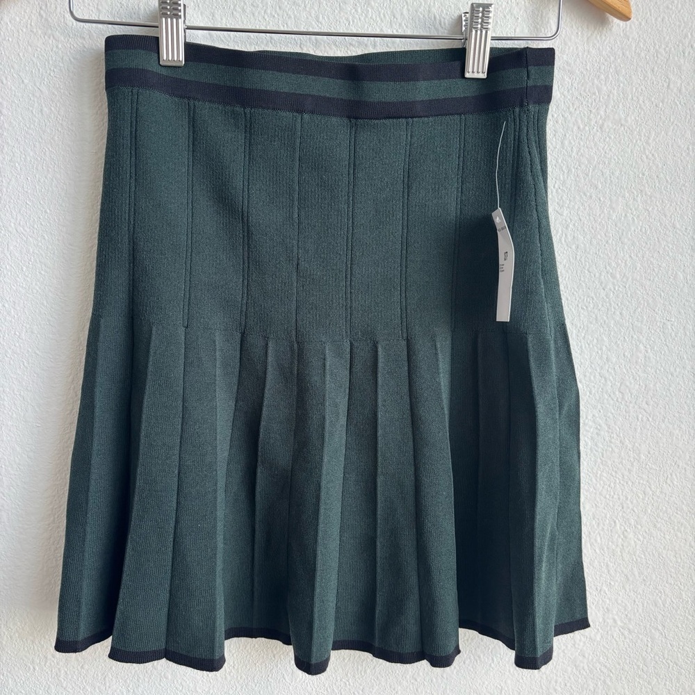 NWT House of Harlow 1960 Revolve Ribbed Green Knit Sweater Vest Skirt Set XS - Picture 7 of 12